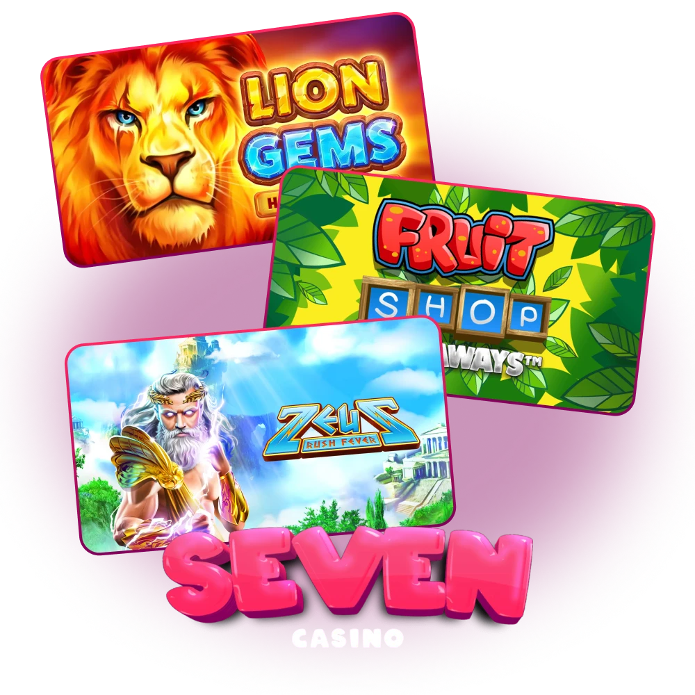 Enjoy premium casino games only at Seven Casino.