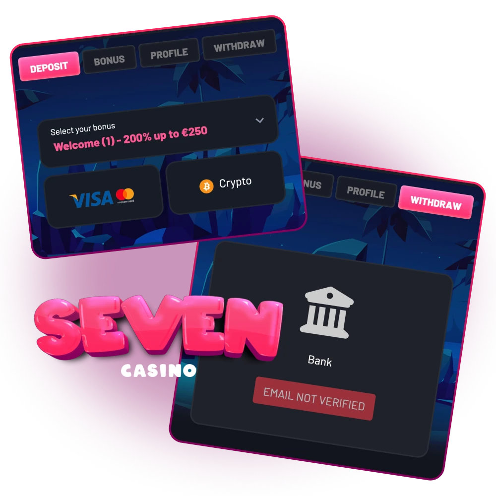 Fast deposits and easy wins at Seven Casino.