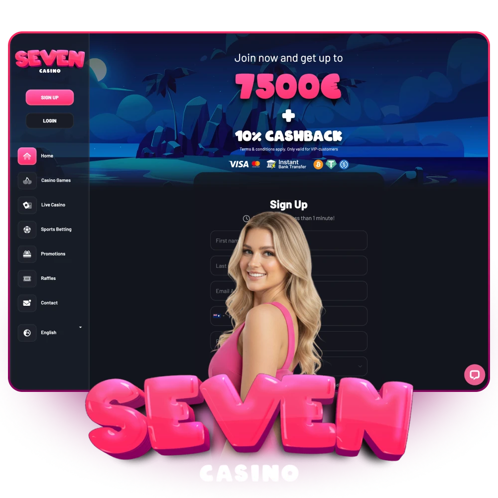 Join the ultimate gaming adventure at Seven Casino.