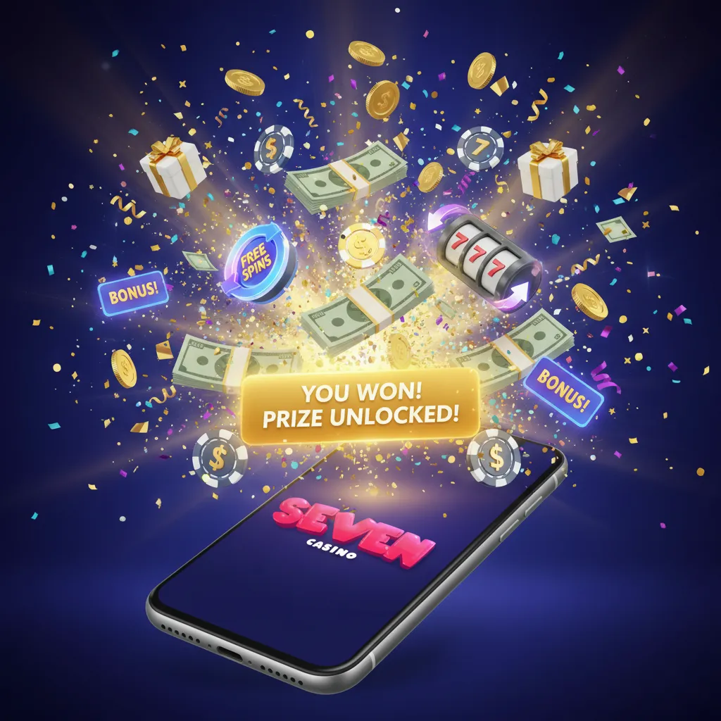 Graphic showing raffle prize types: cash, casino bonuses, free spins, gift cards and merchandise.